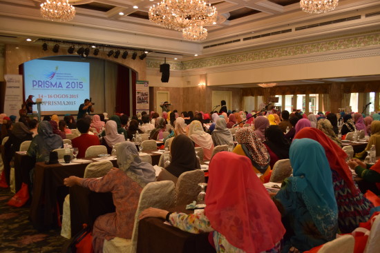 The packed ballroom at Holiday Villa, Subang Jaya, during the PRISMA 2015 conference.